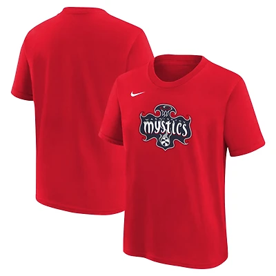 T-shirt Nike rouge Washington Mystics Essential avec logo pour jeune