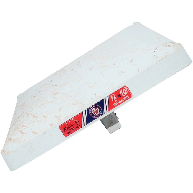 Washington Nationals Game-Used Base vs. New York Mets on May 18-21, 2026