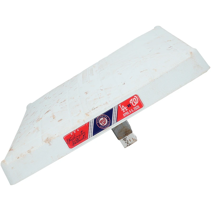 Washington Nationals Game-Used Third Base vs. Los Angeles Dodgers on April 4-5, 2026 - Innings 7-9