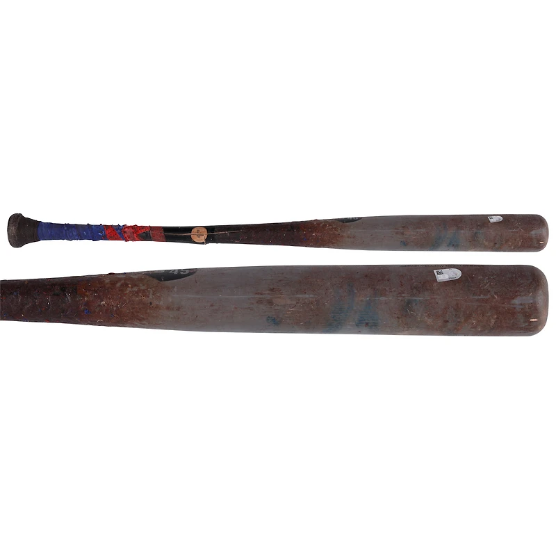 Andrés Chaparro Washington Nationals Game-Used Gray/Black B45 Broken Bat New York Mets on June 10, 2025