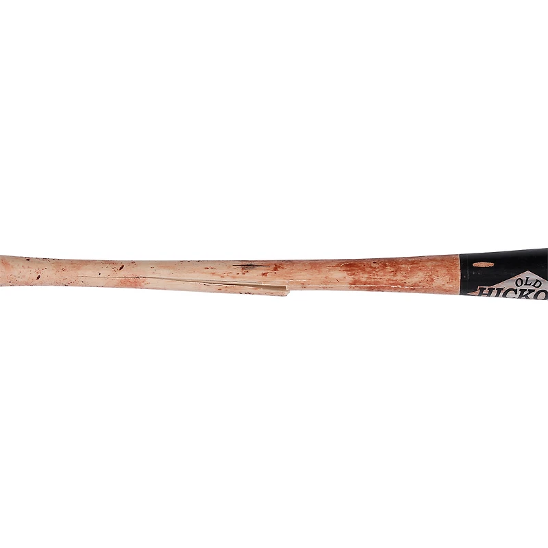 Bâton cassé en hickory noir utilisé par Brady House lors du match des Washington Nationals contre les Atlanta Braves le 21 avril 2026 - Pièce unique