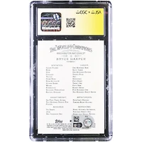 Bryce Harper Washington Nationals Autographed 2012 Topps Allen & Ginter #12 CGC Fanatics Witnessed Authenticated / Rookie Card