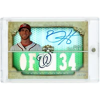 Bryce Harper Washington Nationals Autographed 2013 Topps Triple Threads Multi Game-Used Relics #161 #36/50 Card