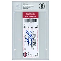 Billet autographié par Bryce Harper pour le match de son 500e coup sûr en carrière et son 88e coup de circuit en carrière des Nationals de Washington - Beckett/Fanatics noté 10