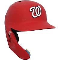 CJ Abrams Washington Nationals Game-Used #5 Red Batting Helmet vs. Philadelphia Phillies on March 27 & Los Angeles Dodgers on April 9, 2025