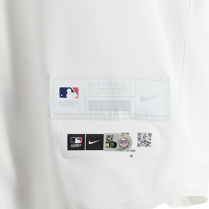 V106832 WANATS CJ Abrams Washington Nationals Maillot blanc n° 5 utilisé lors du match contre les Athletics le 6 août 2025 CJ Abrams UNS GU JERSEY 45884 COLGMUJER GUBBJR5405 n° 3