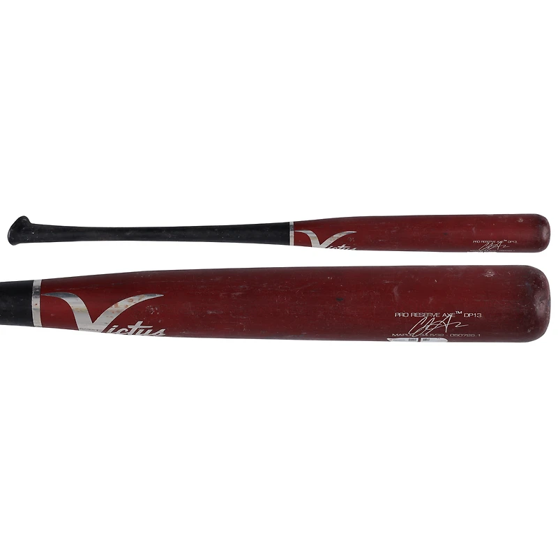 CJ Abrams Washington Nationals Game-Used Red/Black Victus Broken Bat vs. St. Louis Cardinals on July 9, 2025