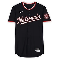 CJ Abrams Washington Nationals Player-Issued #5 Navy Nike Jersey from the 2025 MLB Season