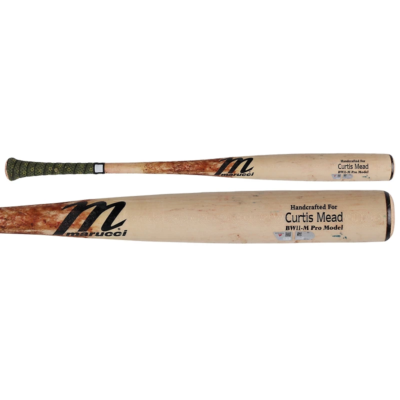 Bâton cassé Tan Marucci utilisé par Curtis Mead (Washington Nationals) lors du match contre les Orioles de Baltimore le 16 mai 2026