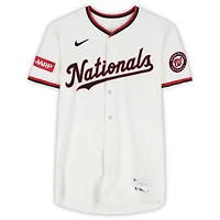 Maillot blanc Nike n° 51 porté par Daylen Lile, joueur des Washington Nationals, saison 2025 de la MLB