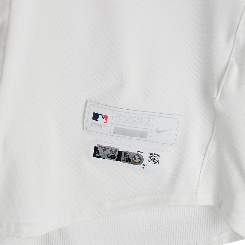 Maillot blanc Nike n° 51 porté par Daylen Lile, joueur des Washington Nationals, saison 2025 de la MLB