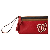 Dooney & Bourke Washington Nationals Infield Double-Zip Wristlet