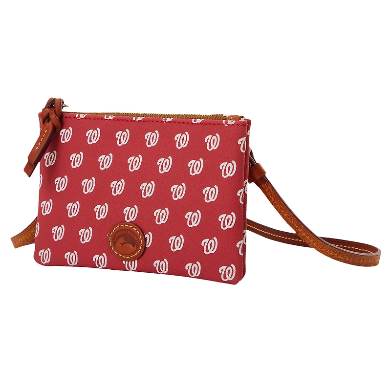 Dooney & Bourke Washington Nationals Top Zip Crossbody Purse