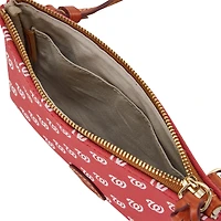 Dooney & Bourke Sac à main à bandoulière avec fermeture éclair sur le dessus des Nationals de Washington