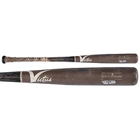 Batte de baseball Victus grise et noire de Drew Millas, utilisée par les Nationals de Washington lors du match contre les Mets de New York le 20 août 2025