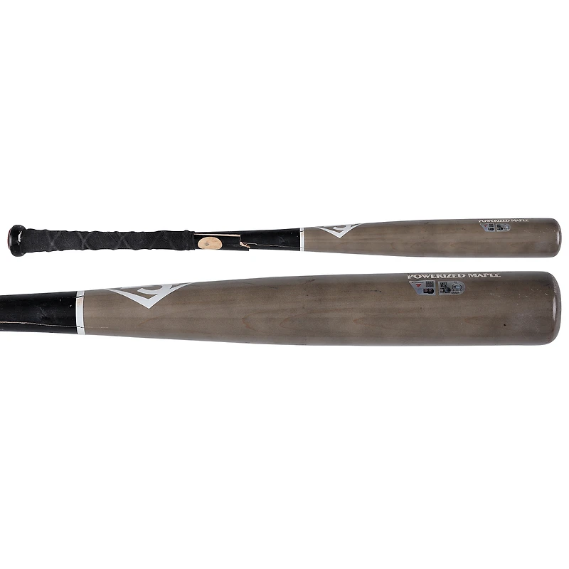 Bâton cassé Louisville Slugger gris utilisé par Drew Millas (Washington Nationals) lors du match contre les Cardinals de Saint-Louis le 8 avril 2026