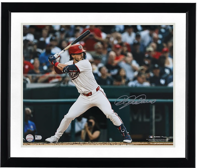 Dylan Crews Washington Nationals Autographed 16" x 20" MLB Debut Hitting Photograph