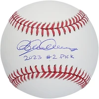 Dylan Crews Washington Nationals Autographed Baseball with "2023 #2 Pick" Inscription