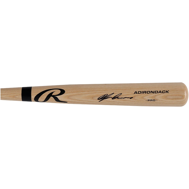 Dylan Crews Washington Nationals Autographed Blonde Rawlings Pro Model Bat