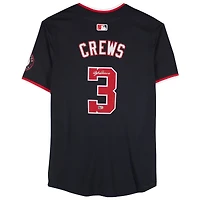 Dylan Crews Washington Nationals Autographed Nike Alternate Navy Replica Jersey