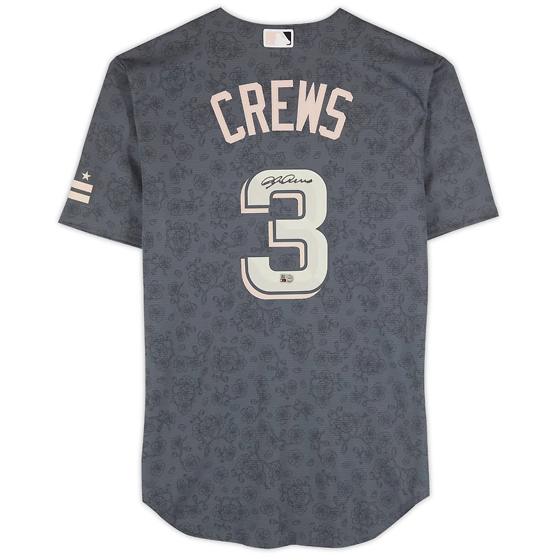 Dylan Crews Washington Nationals Autographed Nike City Connect Replica Jersey