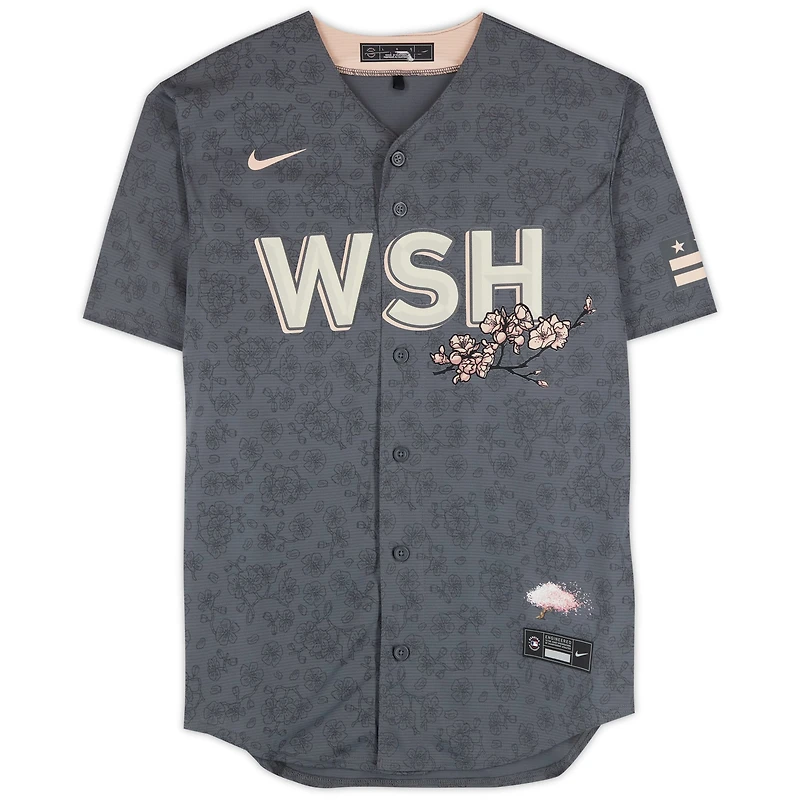 Dylan Crews Washington Nationals Autographed Nike City Connect Replica Jersey