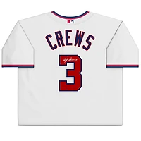 Dylan Crews Washington Nationals Autographed Nike White Replica Jersey