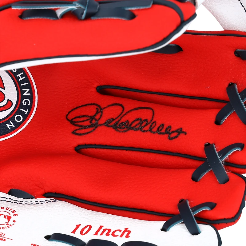 Dylan Crews Washington Nationals Autographed Rawlings 10" Collectible Team Logo Glove