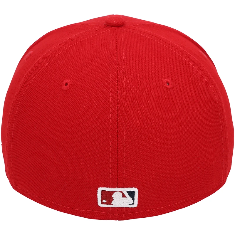 Casquette New Era rouge dédicacée par Dylan Crews des Washington Nationals