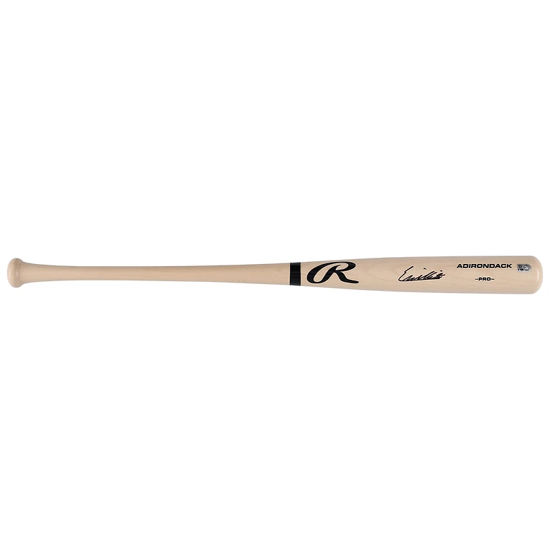 Bâton Rawlings Pro blond autographié par Eli Willits des Washington Nationals