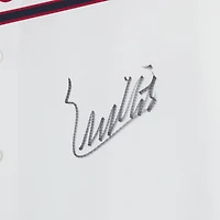 Maillot réplique blanc Nike autographié d'Eli Willits des Washington Nationals