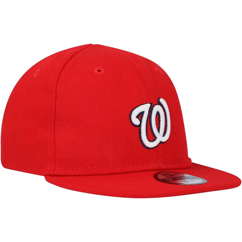 Casquette ajustable My First 9FIFTY New Era Nationals de Washington rouge pour bébé