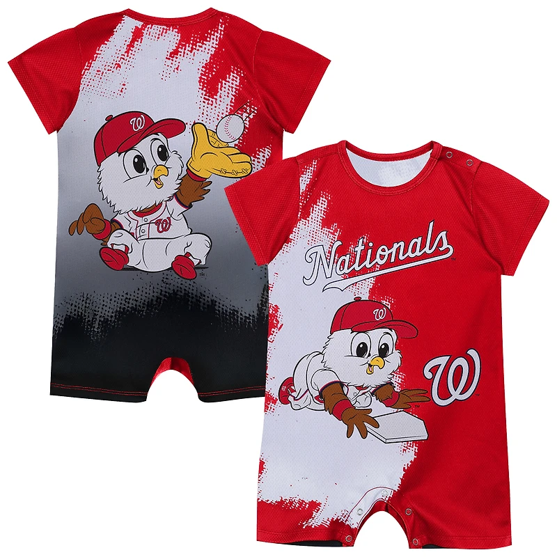Body bébé mascotte rouge des Washington Nationals de la marque Outerstuff