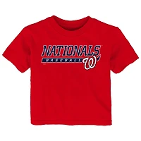 T-shirt rouge pour bébé des Nationals de Washington Take The Lead