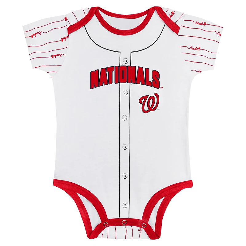 Infant Washington Nationals Play Ball 2-Pack Bodysuit Set