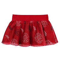 Infant  White Washington Nationals Sweet Catcher 3-Piece Headband Skirt Set