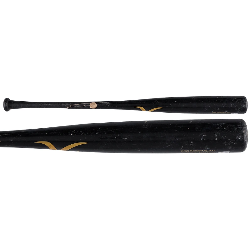 Jacob Young Washington Nationals Game-Used Black Victus Broken Bat vs. Milwaukee Brewers on April 12, 2026