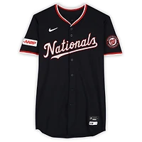 James Wood Washington Nationals Player-Issued #29 Navy Nike Jersey from the 2025 MLB Season