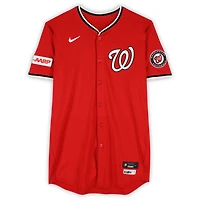 Maillot Nike rouge n° 29 de James Wood, joueur des Washington Nationals, saison 2025 de la MLB