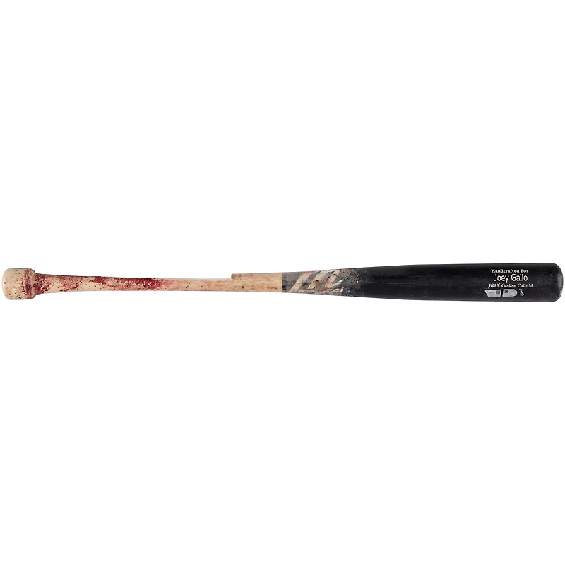 Joey Gallo Washington Nationals Game-Used Black/Tan Marucci Broken Bat vs. Minnesota Twins on May 20, 2024