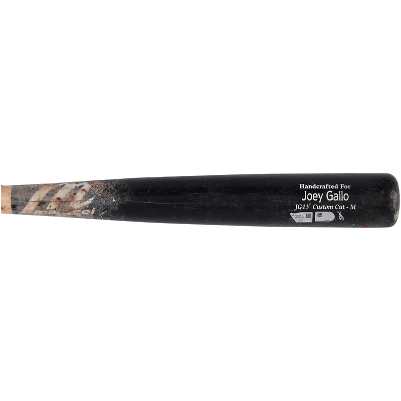 Joey Gallo Washington Nationals Game-Used Black/Tan Marucci Broken Bat vs. Minnesota Twins on May 20, 2024