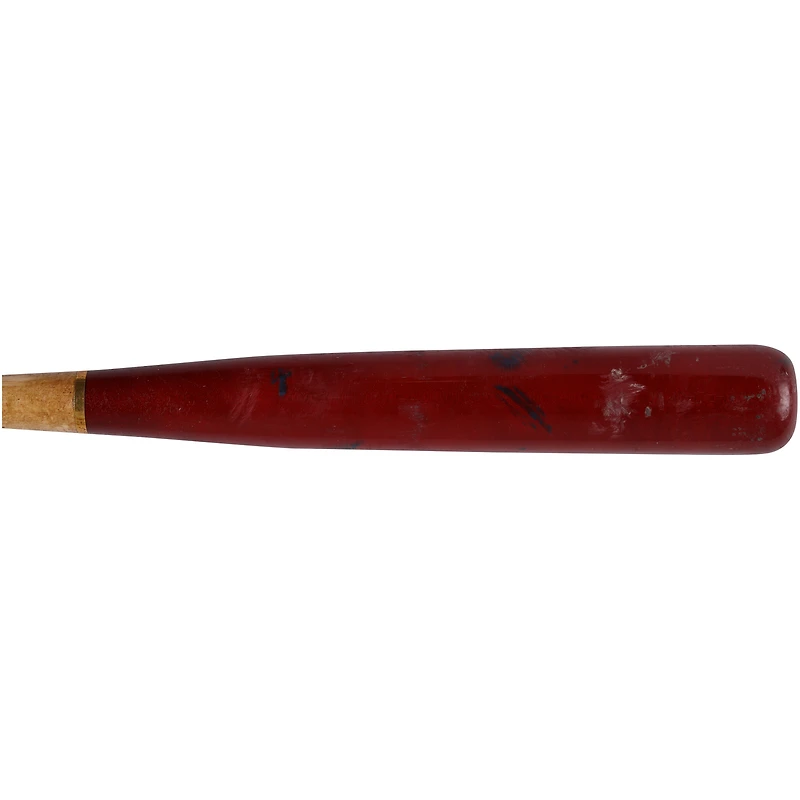 Joey Meneses Washington Nationals Game-Used Red/Tan Victus Broken Bat vs. Philadelphia Phillies on May 17, 2024