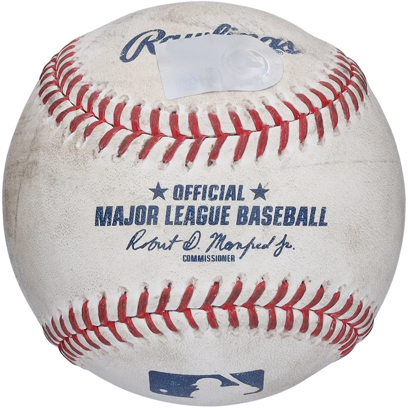 Balle de baseball utilisée par José Tena (Washington Nationals) lors du match contre les Los Angeles Dodgers le 4 avril 2026 - Simple avec point produit