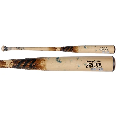 Bâton cassé Tan Marucci utilisé par José Tena des Nationals de Washington lors du match contre les Giants de San Francisco le 18 avril 2026 - Simple avec point produit