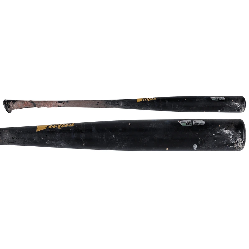 Batte de baseball Black Victus de Josh Bell, utilisée par les Nationals de Washington lors du match contre les Blue Jays de Toronto, le 31 mars 2025