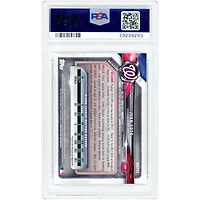 Juan Soto Washington Nationals 2018 Bowman Chrome Canary Yellow Shimmer Refractor #BCP52 #75/75 PSA Authenticated 8 Card