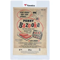 Carte autographiée par Juan Soto des Washington Nationals, collection Gypsy Queen Bazooka Back 2021, n° GQA-JS, n° 8/25