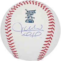 Juan Soto, joueur de baseball autographié par les Washington Nationals lors du derby des home runs 2022