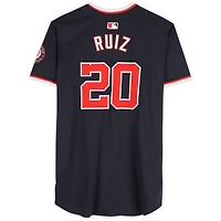 Keibert Ruiz Washington Nationals Game-Used #20 Navy Nike Jersey Worn from May 24, July 9 & 27, 2024