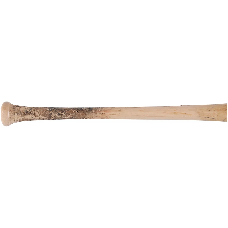 Lane Thomas Washington Nationals Game-Used Tan Old Hickory Broken Bat vs. San Francisco Giants on April 8, 2024